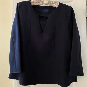EUC Avon Lane by Tuckernuck Navy Blouse